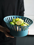 European-style plastic fruit drain basket home living room desktop storage basket kitchen vegetable washing basket