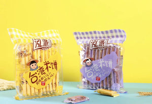 泓派台湾米饼台湾风味小米饼150g休闲零食独立包装网红食品