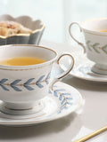 English coffee cup & saucer set & net red exquisite afternoon tea tea set & ceramic heat resistant espresso cup