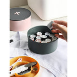 Button sewing box& household,&easy to carry& 3 colors7 multi-function box,&tool box,&sewing tools