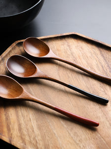 Creative Japanese wooden spoon set for couples and couples