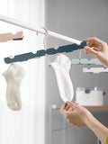 Foldable hanger, portable, travel rack, simple, sock rack, household hanger, support hanger