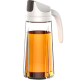 Kitchen Cooking Oil Vinegar Soy Sauce Glass Container Spice Auto Dispenser [600ml]