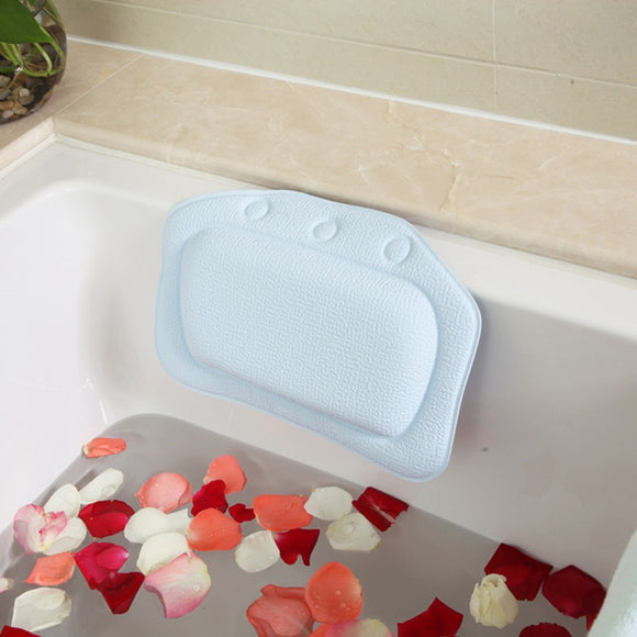 Bath pillow waterproof sponge bathtub sucker non-slip and odorless bathroom