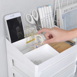 Pp plastic cosmetic storage box dressing table multi-functional drawer type storage box for lipstick rack storage