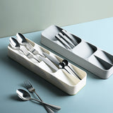 Drawer cutlery separate receive box, kitchen plastic store content case, chopsticks spoon sorting box