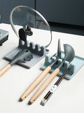 Creative Kitchen & Countertop Storage Rack & Spatula & Chopsticks & Shelves & Spoon Pad & Multifunctional Pot Cover