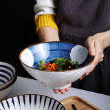 Japanese ceramic noodle bowl