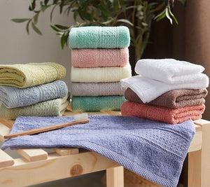 Luxury Bath Towel Set Cotton Towels - 6pcs