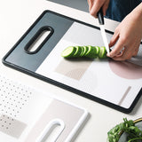 PP plastic creative chopping board home fruit bread board mildew wall hanging rectangular small board kitchen cutting board