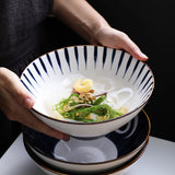 Japanese ceramic noodle bowl