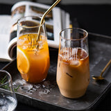 Nordic style glass glass glass milk juice drink cup beer Yang wine cup dessert smoothie cup
