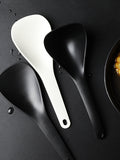Japanese high-temperature spoons electric rice cooker spatula thickened not to touch rice porridge soup spoon alloy plastic spoon