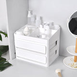 Pp plastic cosmetic storage box dressing table multi-functional drawer type storage box for lipstick rack storage