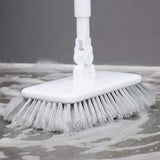 Long Handle Swivel Head Tub & Tile Scrub Brush with Shower Brush Good for Clean Brush Bathroom and Kitchen