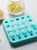 Silicone& ice ball mold& 25 holes& ice tray& ice pellet box& kitchen supplies