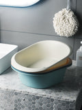 Plastic washbasin Nordic home kitchen sink thickening baby washbasin bathroom tub