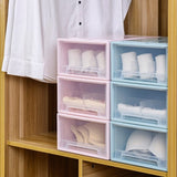 Wardrobe Underwear Storage Box Bra Panty Socks Drawer Storage Boxes Stackable with Lid - Space Saving