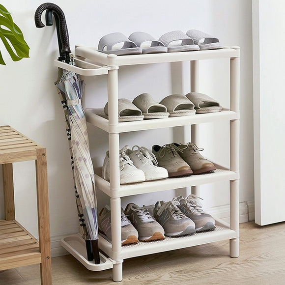 4Layer High Quality Home Shoes Rack Umbrella Holder Storage Rack Shoe Organizers