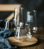 Nordic style glass glass glass milk juice drink cup beer Yang wine cup dessert smoothie cup