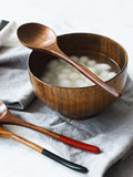 Creative Japanese wooden spoon set for couples and couples