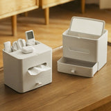 Tissue Box Home Living Room Coffee Table Creative Cute Nordic Multifunctional Remote Control Storage With Drawer & Mirror
