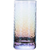 Laser hammer crystal glass glass sake beer juice cold drink cup colorful ice cream dessert cup