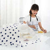 table cover net dust cover to protect food vegetables rice gadgets round insect-proof vegetable cover