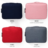 Waterproof Larger Capacity Briefcases Men's Women's Document Storage Pouch Land trips Handbags Home Business Organize Accessory