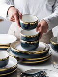 household tableware multi-person suit(ceramic) 、noodle bowl、 Western steak dish