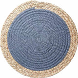 Hand-made straw meal mat non-slip heat insulation pad anti-hot cup pad large pot pad bowl cushion （ Three-piece suit）