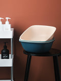 Plastic washbasin Nordic home kitchen sink thickening baby washbasin bathroom tub