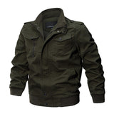 Military Bomber Jacket Men Casual Cotton Mens Jackets &amp; Coats Army Men&#39;s Slim Fit Pilot Jackets Casacas Para Hombre Size M-6XL