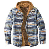 Non-positioning printed hooded jacket coat autumn/winter thick plus size cotton coatmen fashion wind breaker jacket men S-5XL