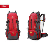 60L Camping Backpack Sturdy Hiking Mountaineering Rucksack New Multi-pocketed Climbing Bags Strong Bearing Capacity
