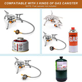 Camping Gas Stove Portable Gas Burner Tourism Picnic Strong Fire Burner Survival Equipment Outdoor Accessories Camping Supplies