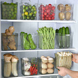 Fridge Organizer Food Fresh Storage Box Food Classification Vegetable Crisper Fruit Sundries Storage Box Storage Organizer