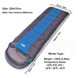 Camping Sleeping Bag Lightweight 4 Season Warm &amp; Cold Envelope Backpacking Sleeping Bag for Outdoor Traveling Hiking