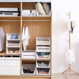 Home Wardrobe Clothes Multi-Layer Storage Basket Storage Cabinets Wardrobe Organisers-1pc