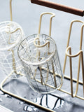 Europe - style iron kitchen rack cup, glass, marker cup, storage holder, water cup holder rack storage