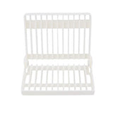 Japanese Export Quality Kitchen Foldable 12 Compartments ABS Convenient Dish Rack