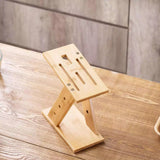Bamboo Cross Tool Holder Kitchen Cutter Storage Rack Holder