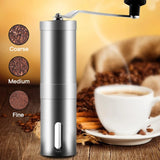 1 SS Coffee Hand Grinder Adjustable Grinding Accuracy Coffee Bean Grinder Stainless Steel