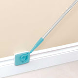 Easy Baseboard Cleaning Mop Stick Dust Cleaner Duster with Microfiber Adjustable Rod