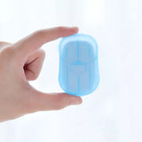 20 Pcs travel disposable soap tablets boxed soap paper portable hand washing tablets Travel Carry