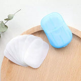 20 Pcs travel disposable soap tablets boxed soap paper portable hand washing tablets Travel Carry