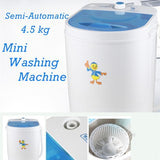 Portable 4.5kg Mini Dehydration Washing Machine Single Barrel