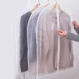 1 Pcs New Clear Foldable Plastic Covers Dress Suit Covers Garment Protection Overcoat Dustproof