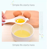 5pcs Eggs White Yolk Separators Egg Filter Sifting Holder Kitchen Baking Tools