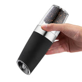 1 PC Electric Gravity induction Adjustable Pepper Grinder Pepper Mill Food Particles Grinder For home Kitchen